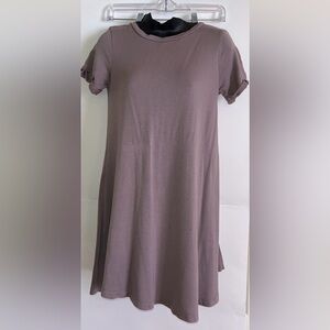 Casual Brown T-Shirt Dresssmall